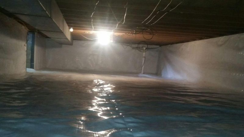 crawlspace waterproofing